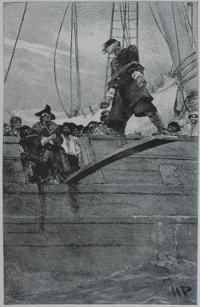 walking the plank according to Howard Pyle